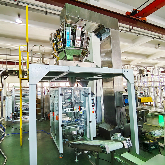 Multihead Wosing Vertical From-Fill-Seal Machine | Полностью автоматическая упаковочная система для закусок/орехов