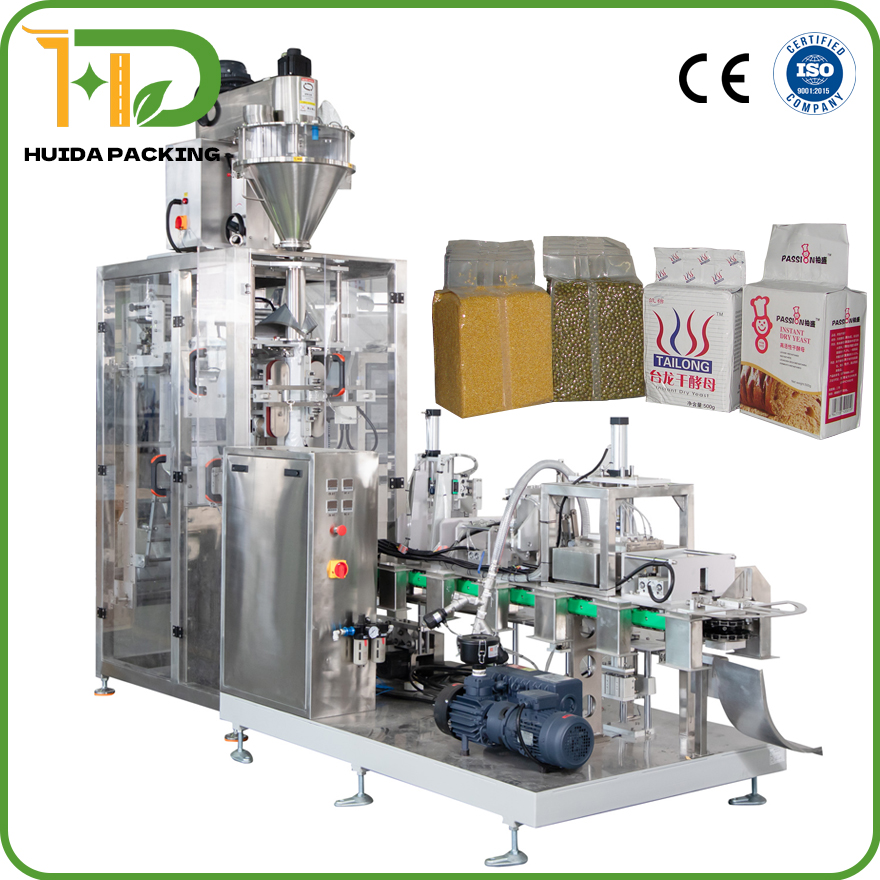 Автоматические гранулы и порошки вакуумные упаковочные машины кирпичный мешок заполнитель и герметик с высокоскоростной дозировкой промывки азота, атмосферовой пакетером промышленного класса для свежести для защиты свежести для защиты свежести