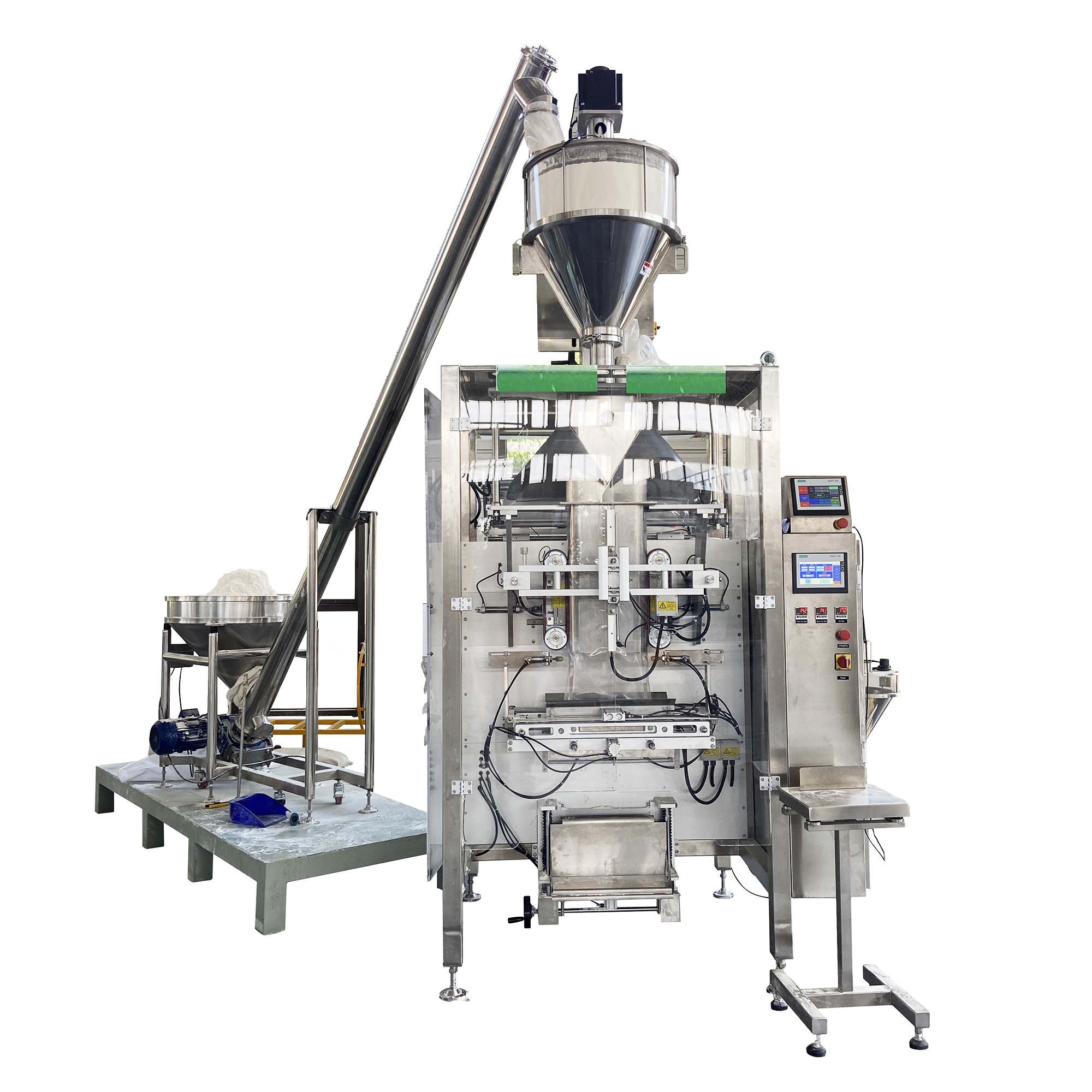 Порошкообразные материалы VFFS Bagging Machine с шнеком наполнителем VFS5000B GUSSET BAG & BAG MATCHINE MACHINE